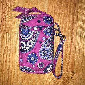 Vera Bradley All in One Wristlet in Boysenberry